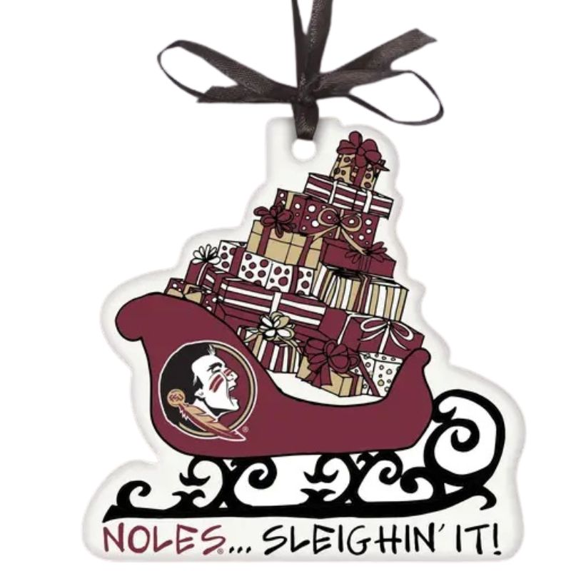 FSU Sleighin It Ornament